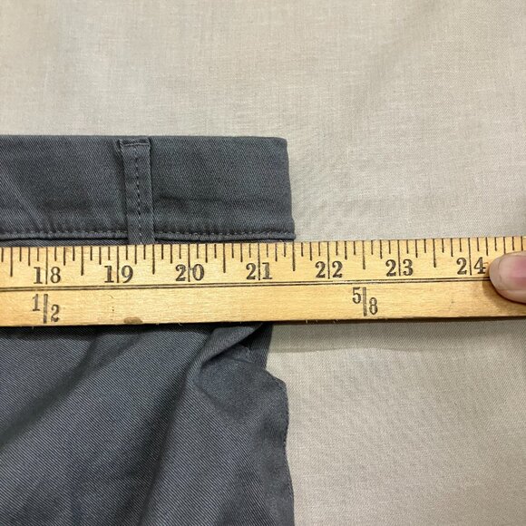 Goodfellow & Co Men's Gray 42X34 Slim Straight Fit Adaptive Chino Pant Ankle Zip - Picture 10 of 11